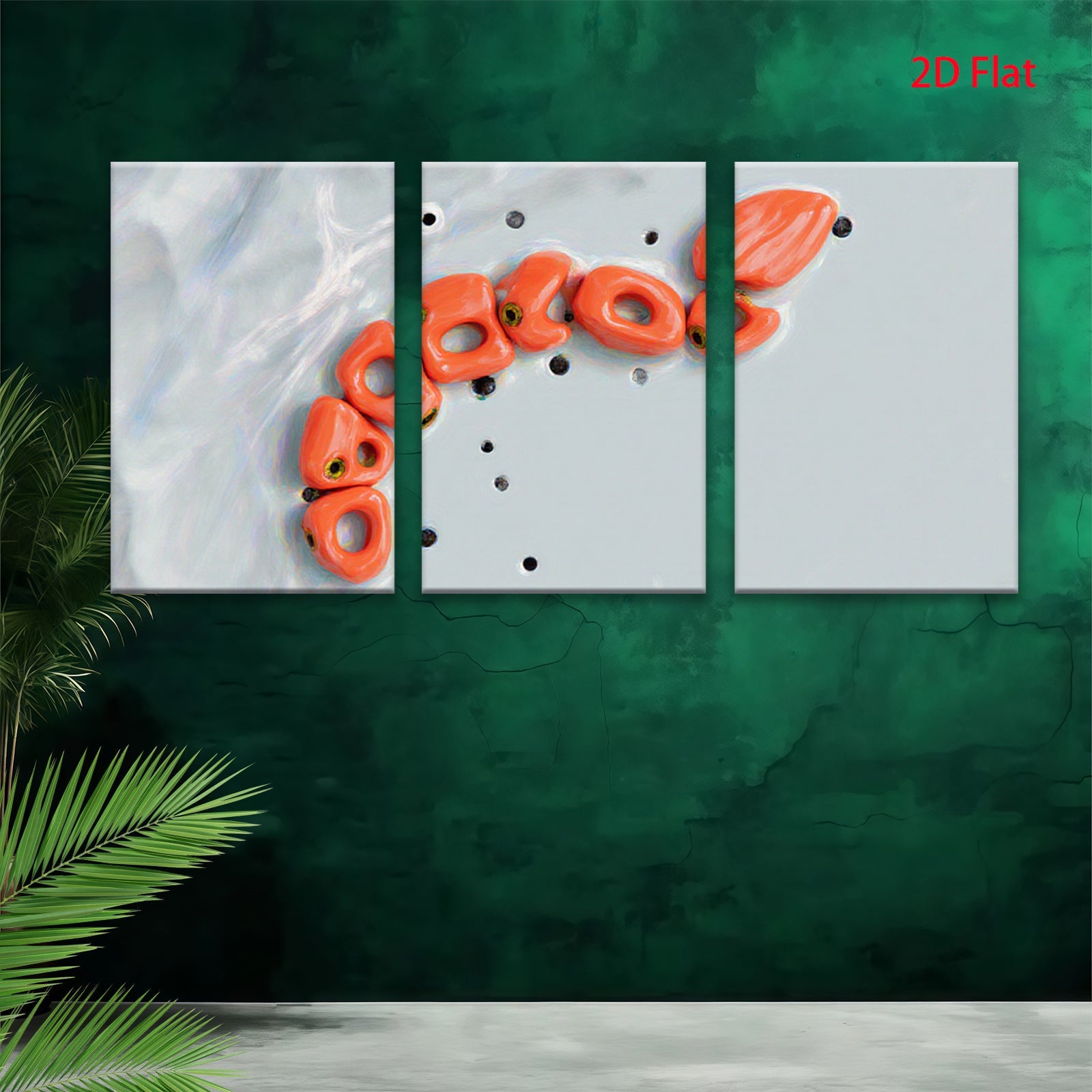 2D flat 1pc starts abstract coral reef design modern wall art for living room bedroom gallery wrapped canvas prints farmhouse decor coastal style