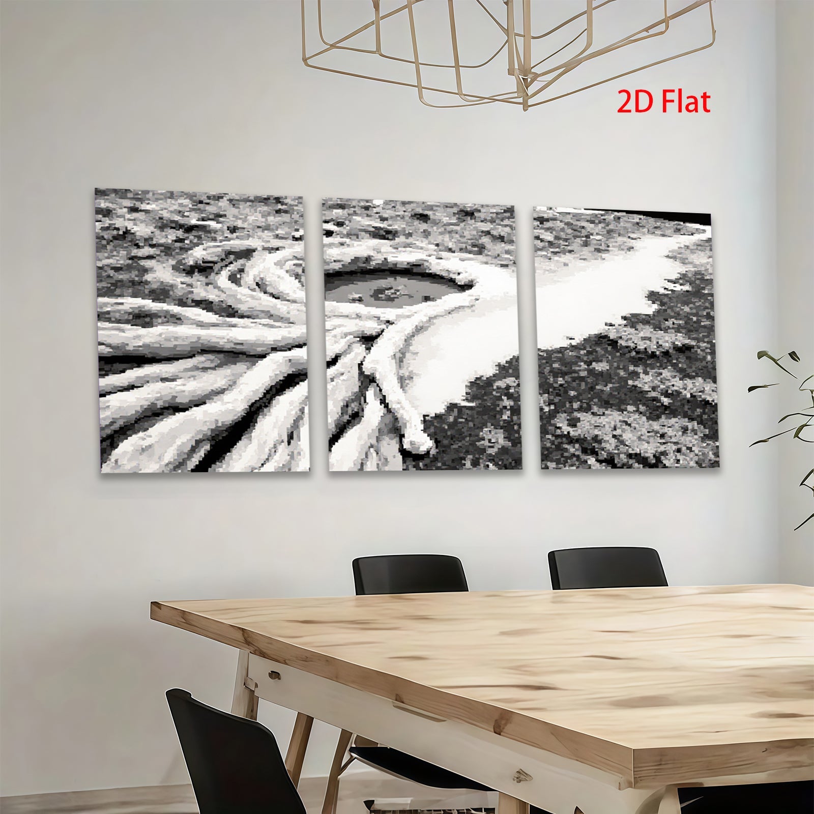 2D flat 1pc starts abstract swirling woodgrain texture wall art for living room bedroom gallery wrapped canvas farmhouse modern minimalist cozy home decor