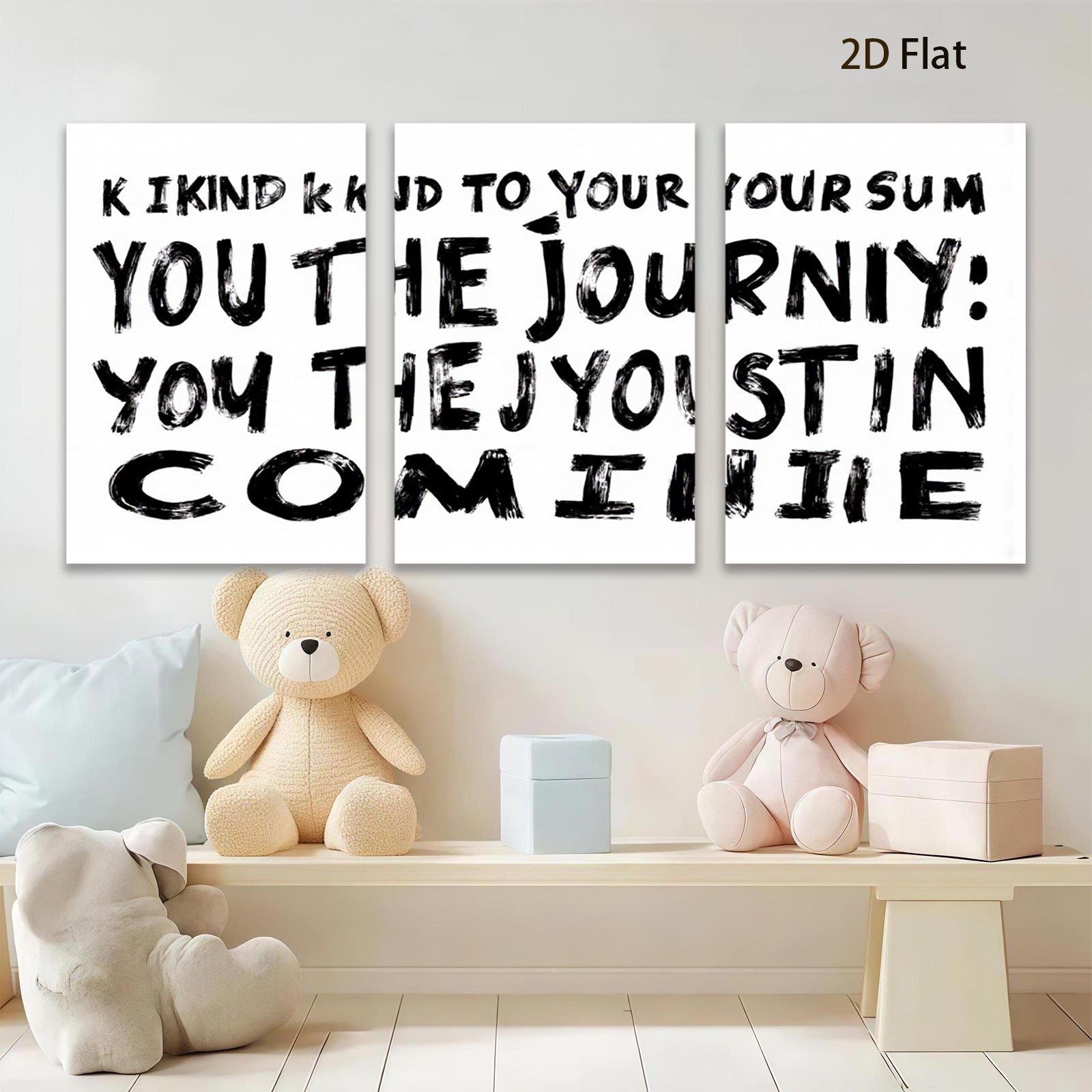 2D flat 1pc starts inspirational quote wall art canvas prints for living room bedroom office decor farmhouse style modern minimalist gallery wrapped ready to hang large size