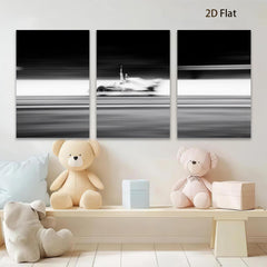 2D flat 1pc starts racing speed blur abstract wall art for living room bedroom modern farmhouse gallery wrapped canvas prints ready to hang