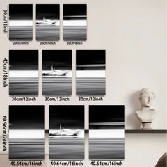2D flat 1pc starts racing speed blur abstract wall art for living room bedroom modern farmhouse gallery wrapped canvas prints ready to hang