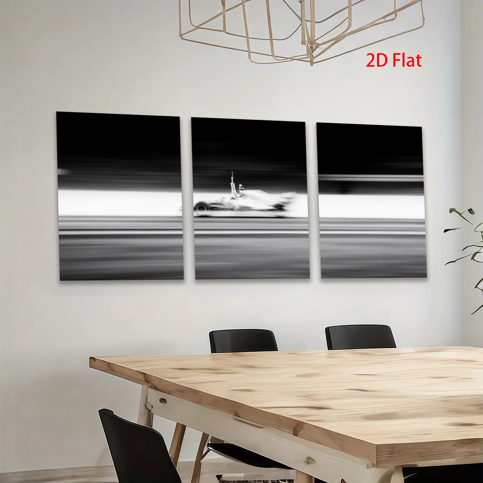 2D flat 1pc starts racing speed blur abstract wall art for living room bedroom modern farmhouse gallery wrapped canvas prints ready to hang