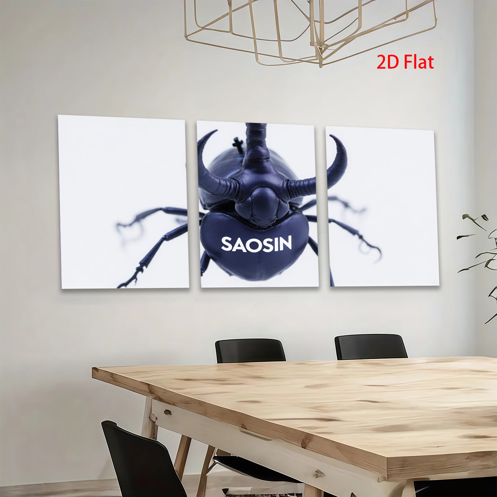 2D flat 1pc striking beetle closeup wall art for living room bedroom office modern farmhouse gallery wrapped canvas prints timeless beauty botanical decor