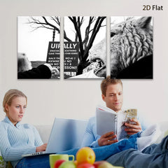 2D flat 1pc striking black wolf portrait canvas wall art for living room bedroom gallery wrapped modern farmhouse rustic decor cozy vibes trending now