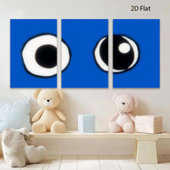 2D flat 1pc striking modern minimalist eye art wall decor for living room bedroom office gallery wrapped canvas farmhouse style statement piece trending now cozy vibes