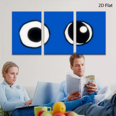 2D flat 1pc striking modern minimalist eye art wall decor for living room bedroom office gallery wrapped canvas farmhouse style statement piece trending now cozy vibes