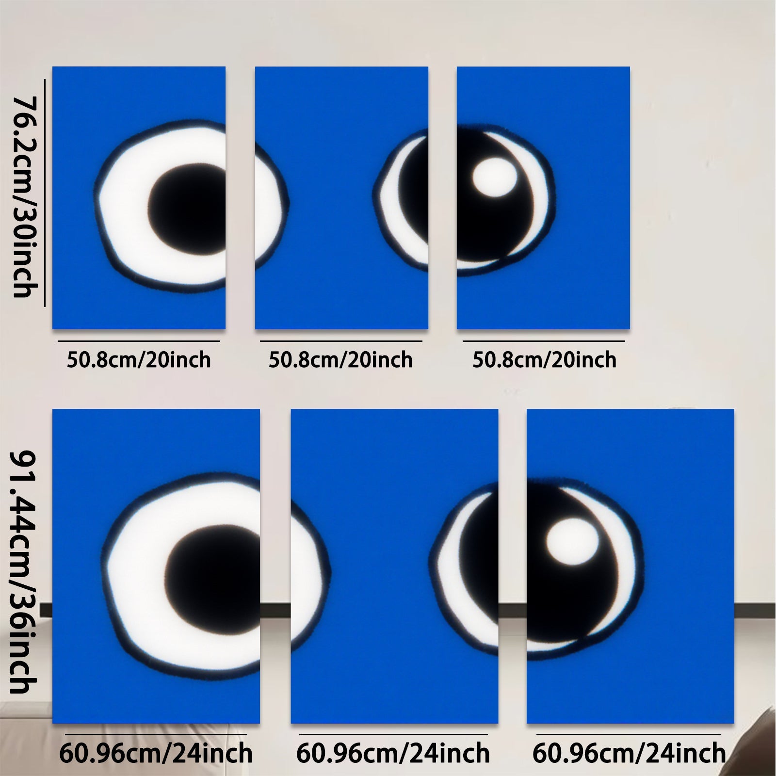 2D flat 1pc striking modern minimalist eye art wall decor for living room bedroom office gallery wrapped canvas farmhouse style statement piece trending now cozy vibes