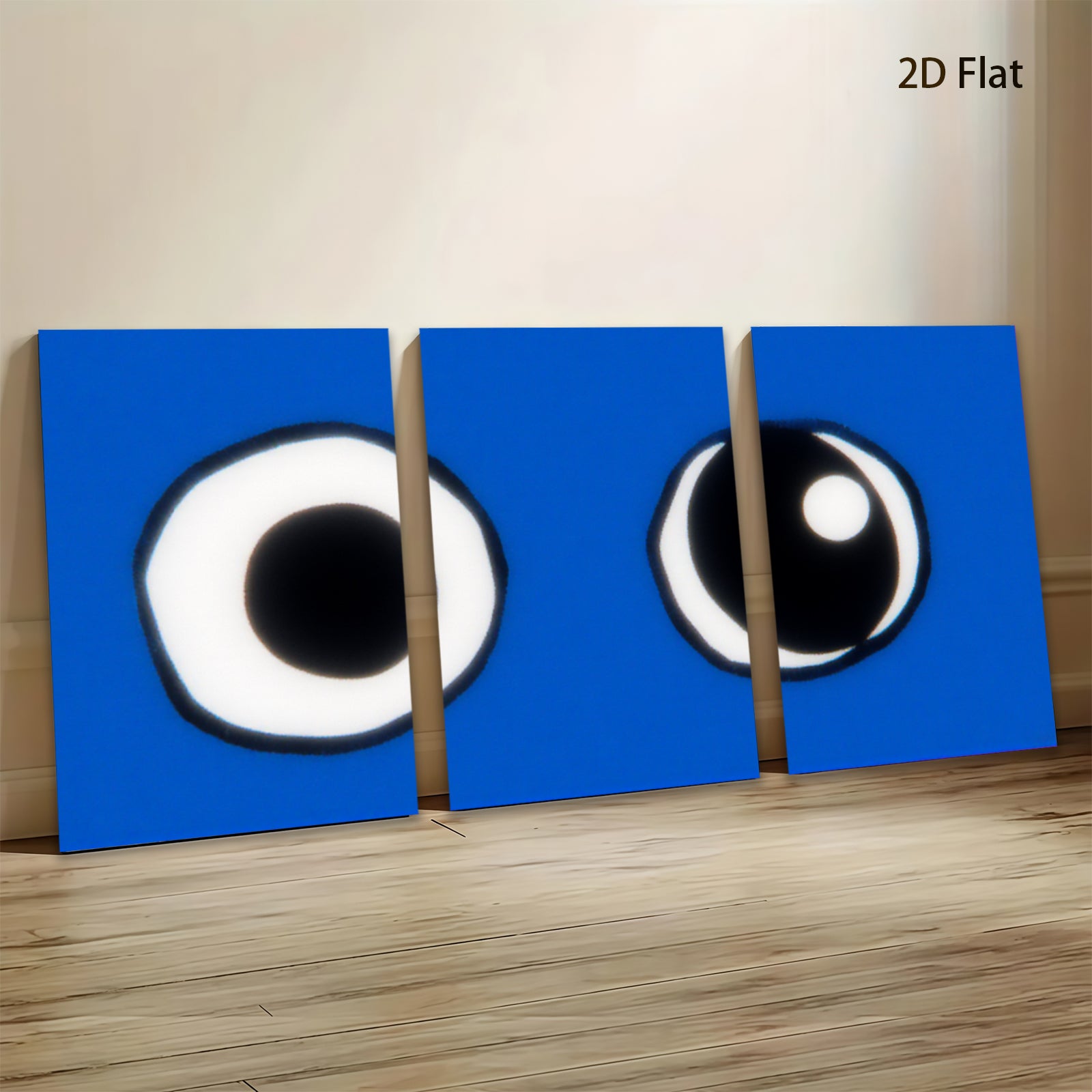 2D flat 1pc striking modern minimalist eye art wall decor for living room bedroom office gallery wrapped canvas farmhouse style statement piece trending now cozy vibes