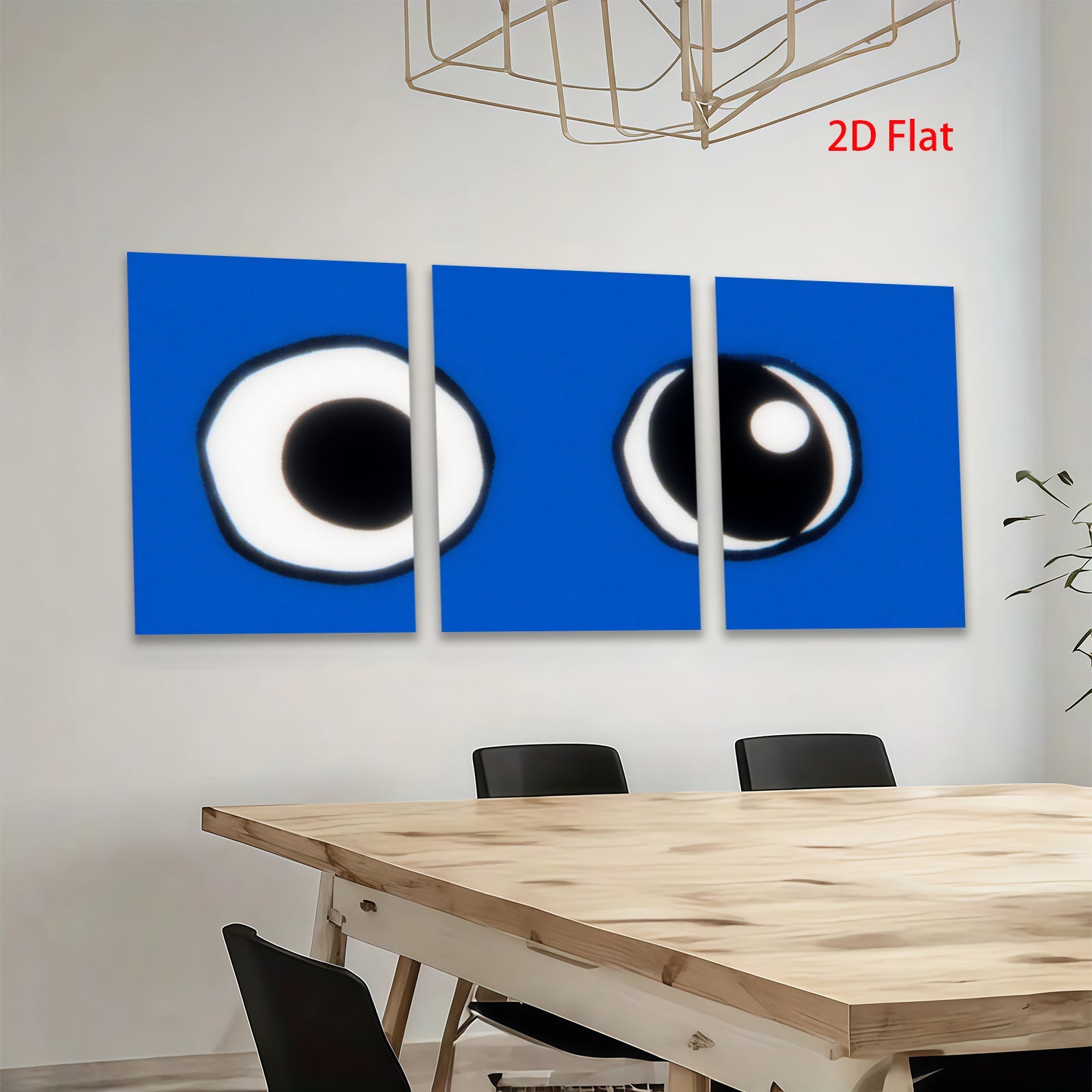2D flat 1pc striking modern minimalist eye art wall decor for living room bedroom office gallery wrapped canvas farmhouse style statement piece trending now cozy vibes
