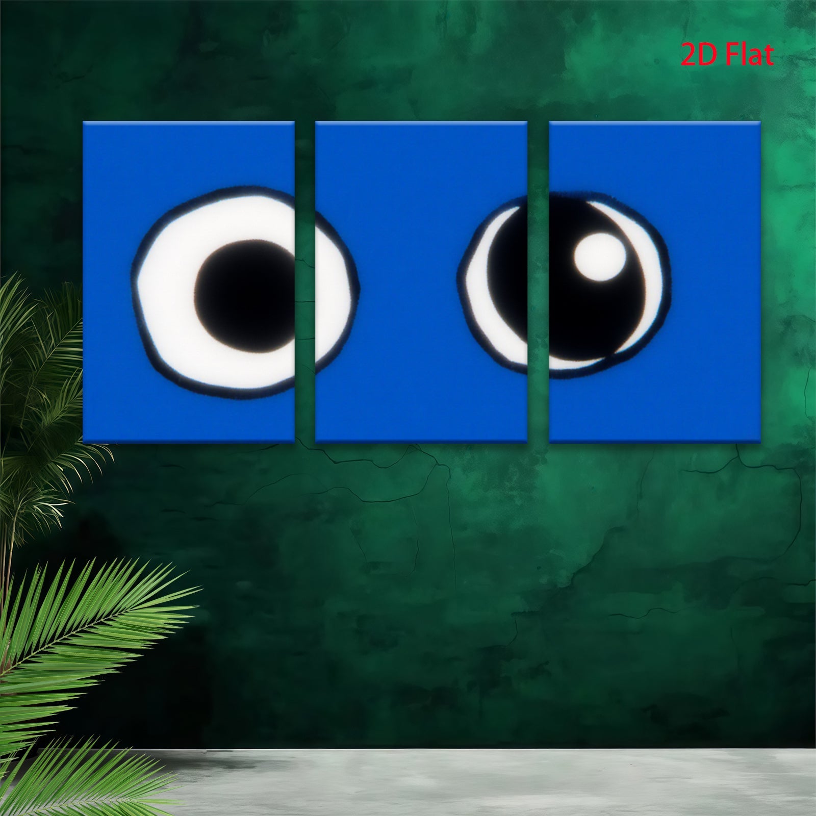 2D flat 1pc striking modern minimalist eye art wall decor for living room bedroom office gallery wrapped canvas farmhouse style statement piece trending now cozy vibes