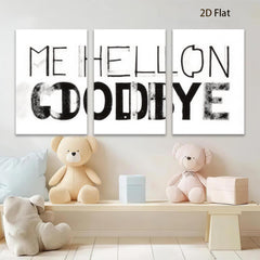 2D flat 1pc striking modern typography wall art inspirational quote print bedroom living room decor farmhouse style gallery wrapped canvas beautiful gift idea minimalist aesthetic