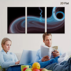 2D flat 1pc swirling cosmic nebula abstract wall art modern home decor living room bedroom canvas prints gallery wrapped ready to hang farmhouse style