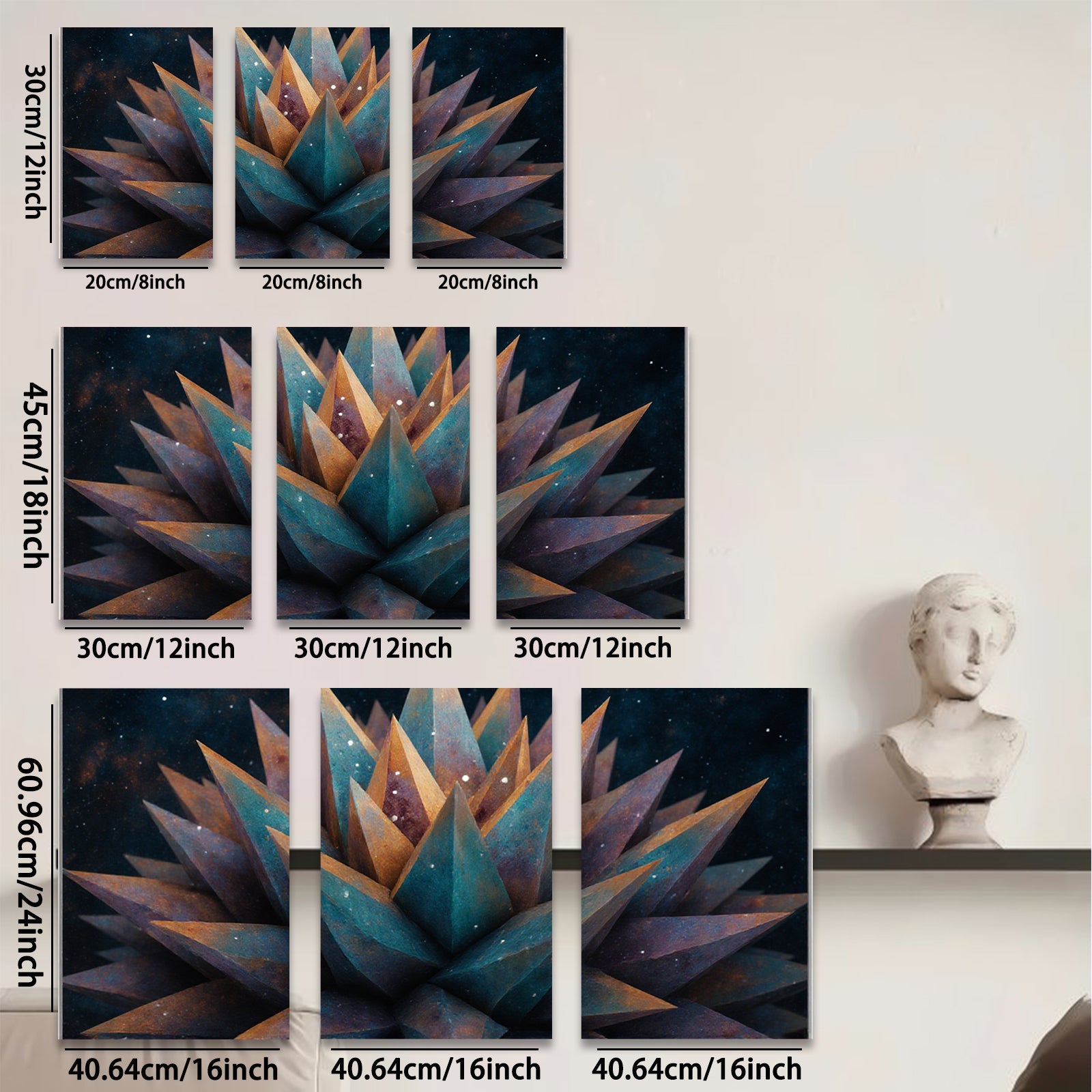 2D flat 1pc vibrant abstract floral bloom wall art canvas prints modern farmhouse living room bedroom decor gallery wrapped timeless elegance botanical style