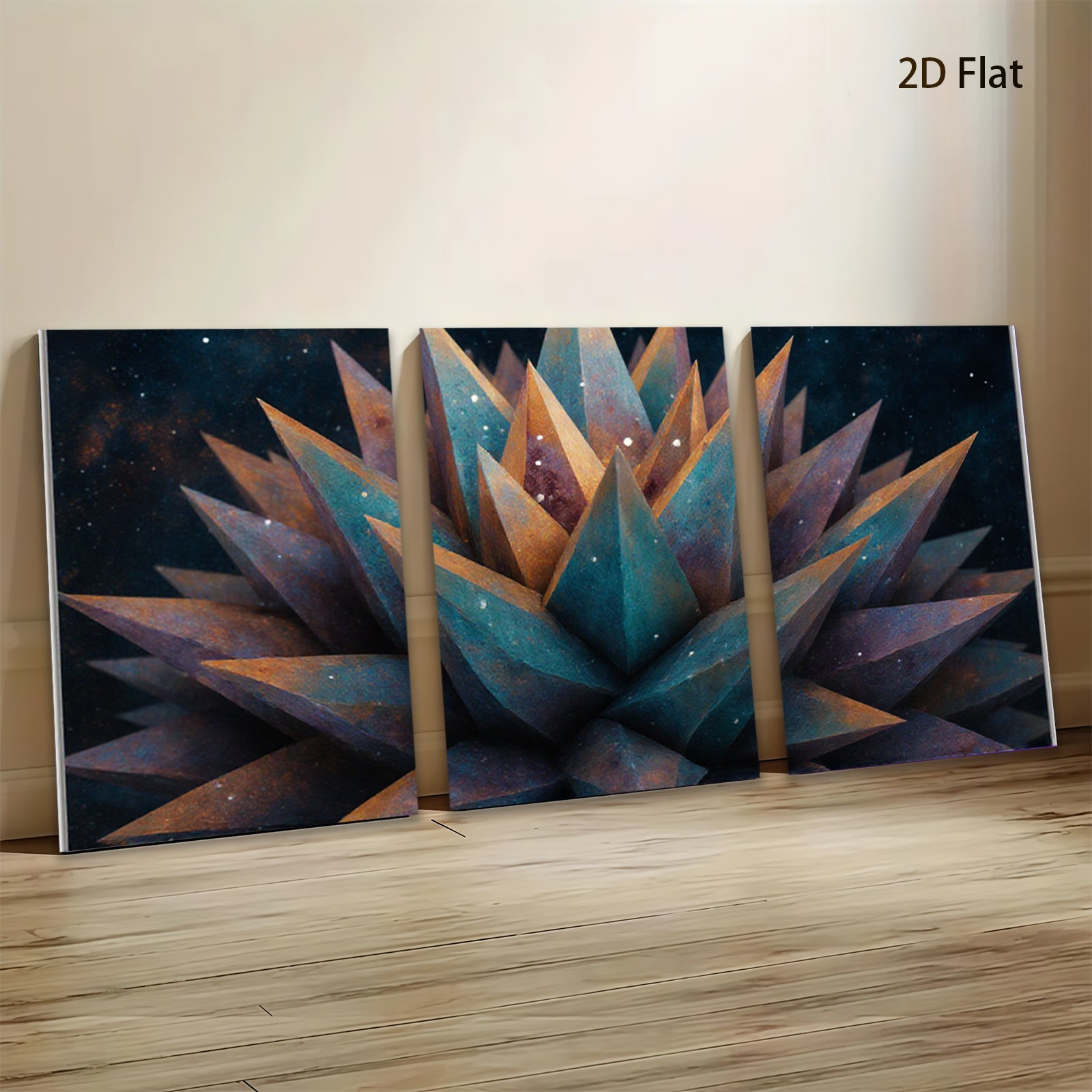 2D flat 1pc vibrant abstract floral bloom wall art canvas prints modern farmhouse living room bedroom decor gallery wrapped timeless elegance botanical style