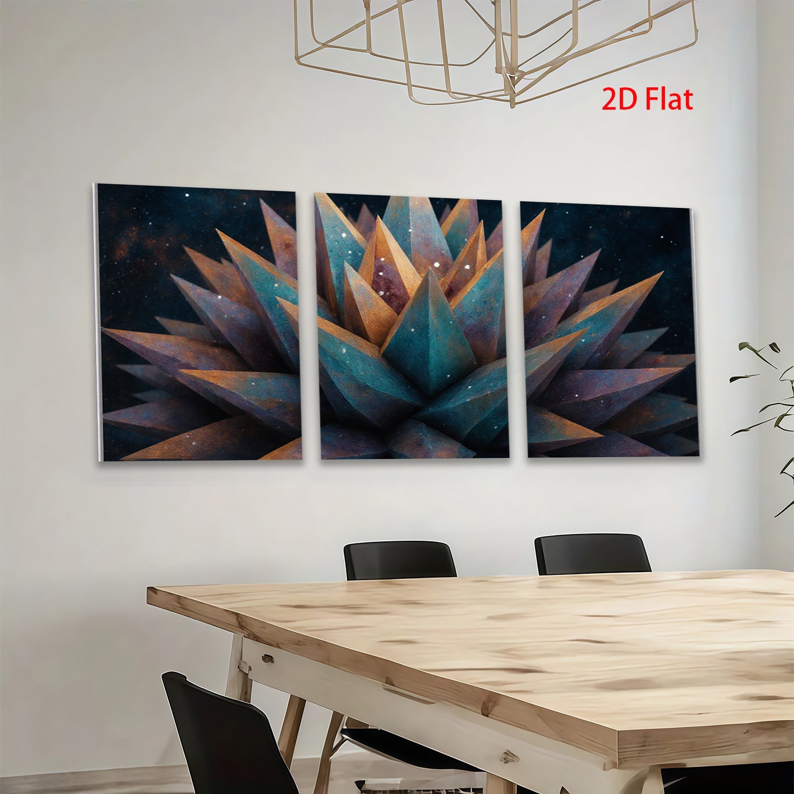 2D flat 1pc vibrant abstract floral bloom wall art canvas prints modern farmhouse living room bedroom decor gallery wrapped timeless elegance botanical style