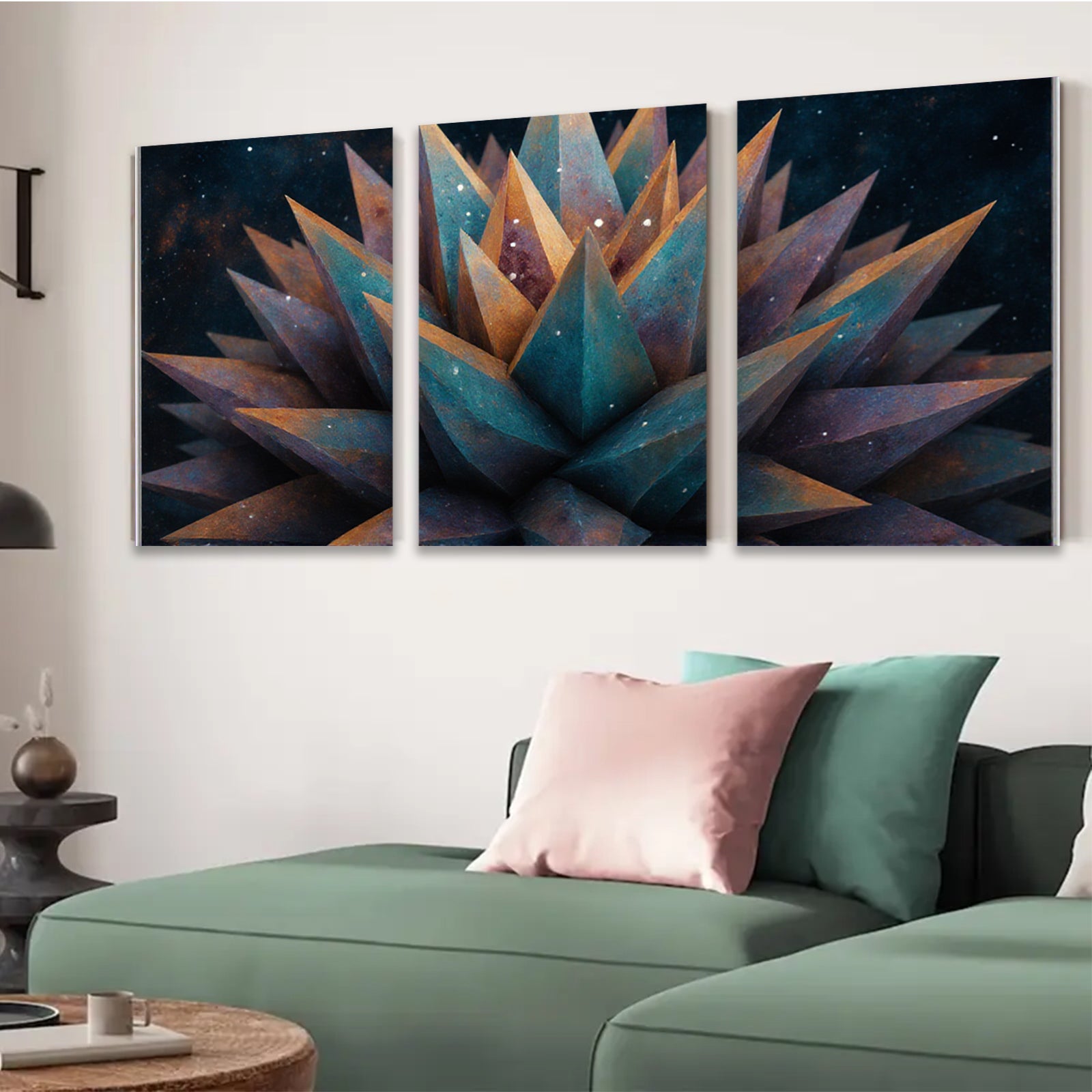 2D flat 1pc vibrant abstract floral bloom wall art canvas prints modern farmhouse living room bedroom decor gallery wrapped timeless elegance botanical style