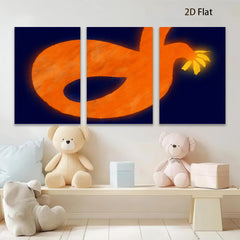 2D flat 1pc vibrant abstract pumpkin wall decor for autumn harvest thanksgiving farmhouse living room bedroom modern art gallery wrapped canvas prints cozy home decor