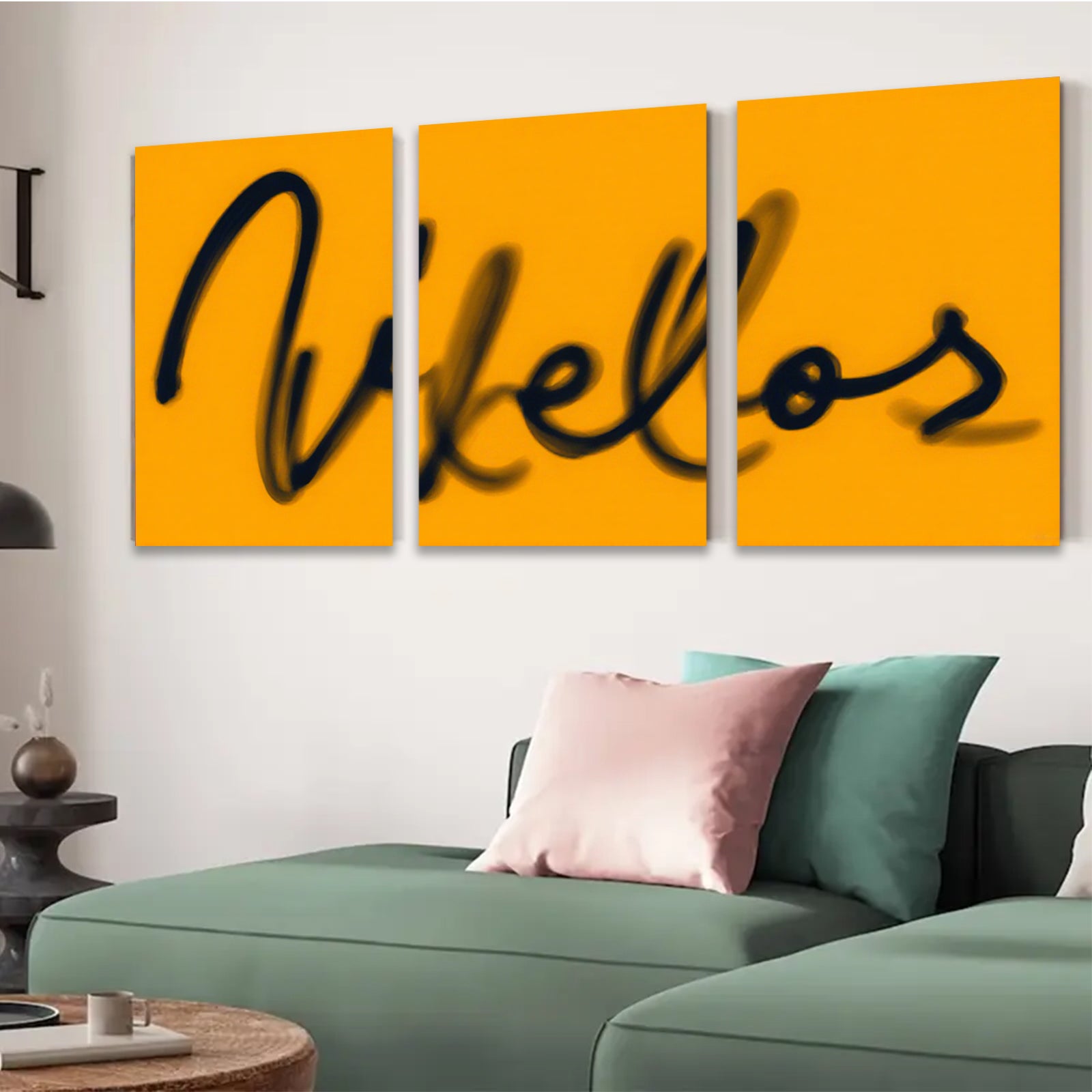 2D flat 1pc vibrant abstract wall art modern minimalist canvas print for living room bedroom office decor farmhouse style gallery wrapped ready to hang trending now