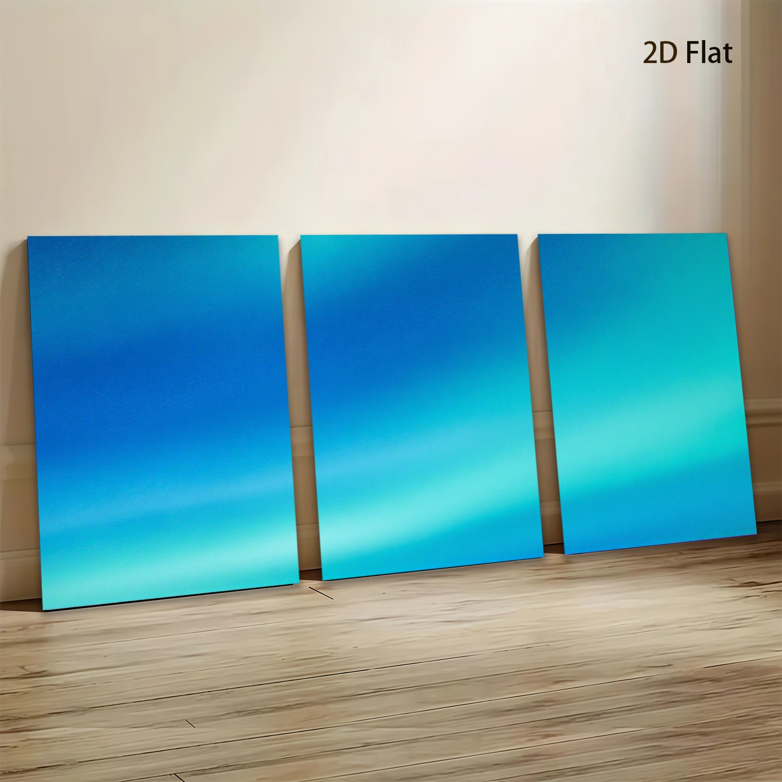 2D flat 1pc vibrant aurora borealis wall art modern minimalist canvas prints for living room bedroom office decor farmhouse style gallery wrapped ready to hang