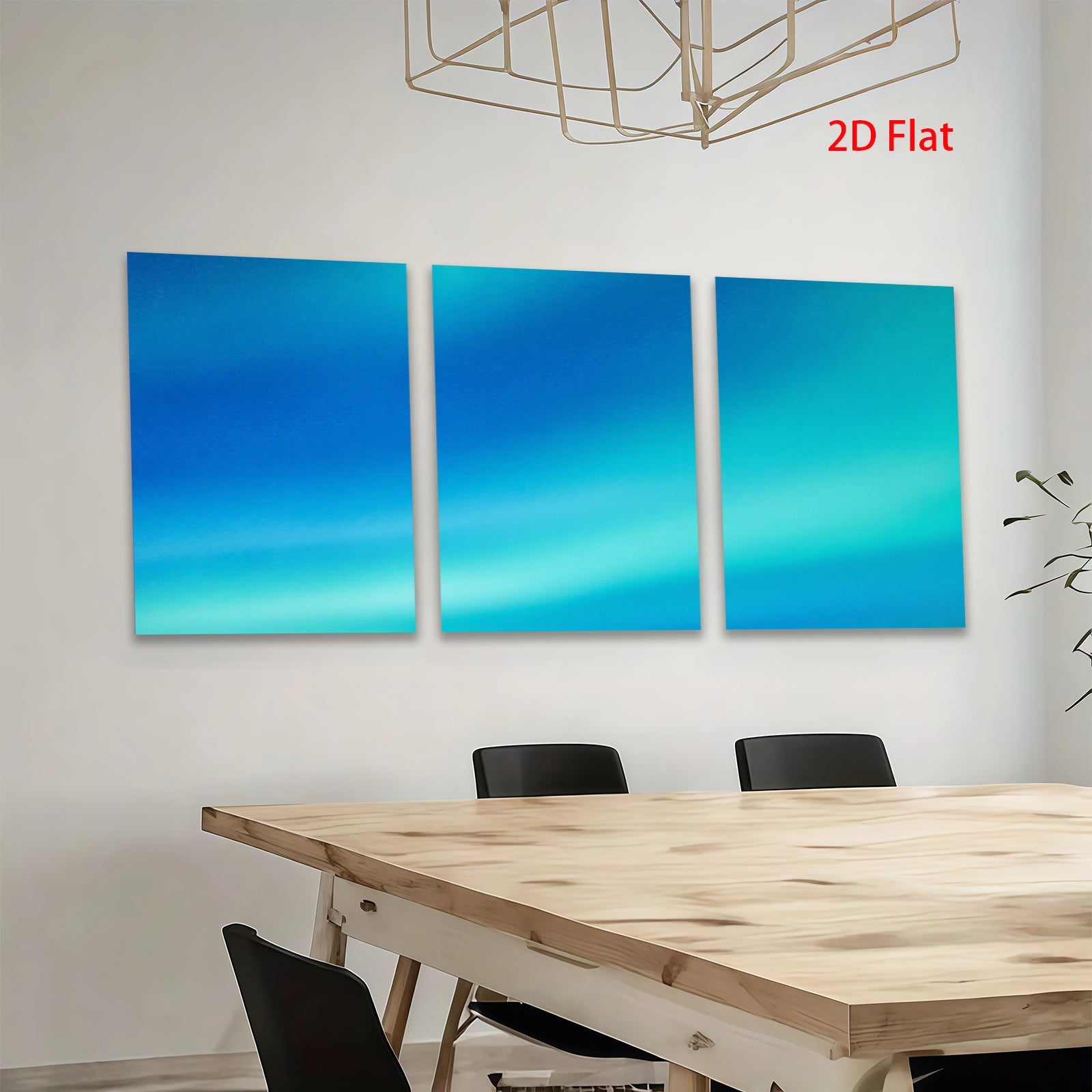 2D flat 1pc vibrant aurora borealis wall art modern minimalist canvas prints for living room bedroom office decor farmhouse style gallery wrapped ready to hang