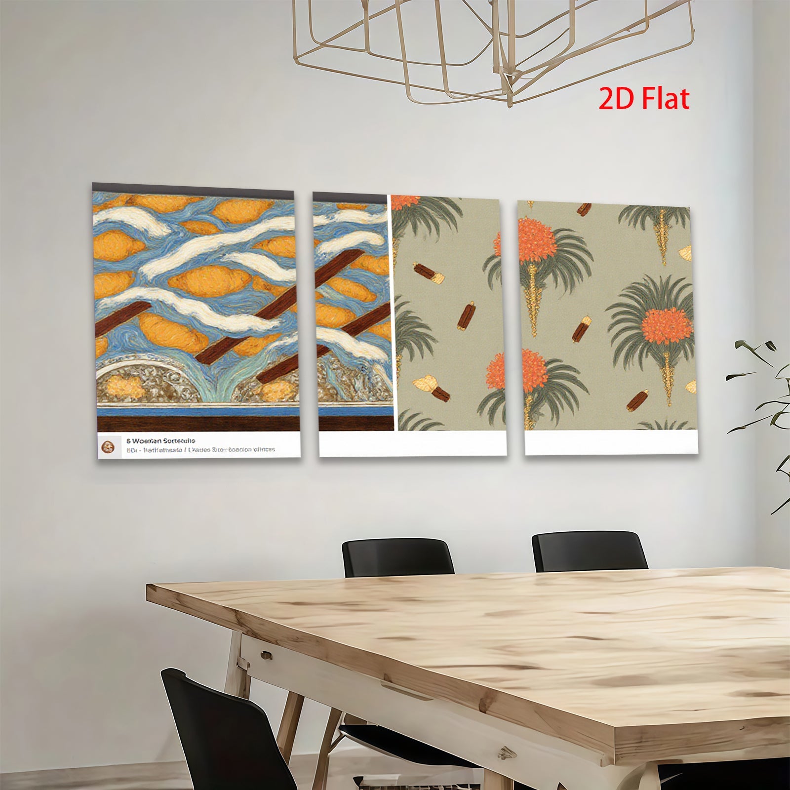 2D flat 1pc vibrant coastal seascape botanical wall art beach house decor gallery wrapped canvas prints farmhouse style living room bedroom