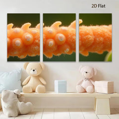 2D flat 1pc vibrant coral reef texture wall art for living room bedroom gallery wrapped canvas farmhouse modern minimalist home decor trending now