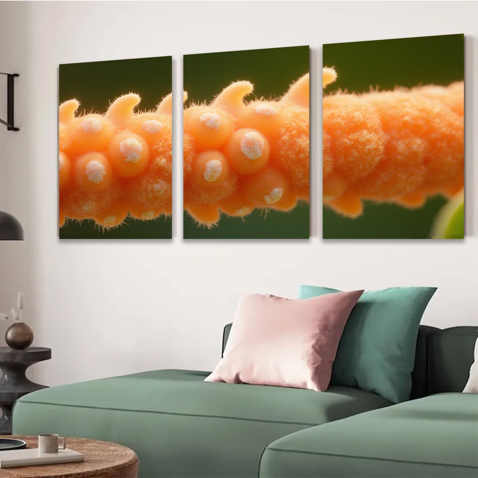 2D flat 1pc vibrant coral reef texture wall art for living room bedroom gallery wrapped canvas farmhouse modern minimalist home decor trending now