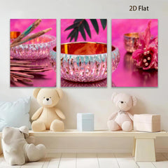 2D flat 1pc vibrant floral ceramic bowl modern farmhouse decor dining table centerpiece gifts for housewarming wedding party rustic chic