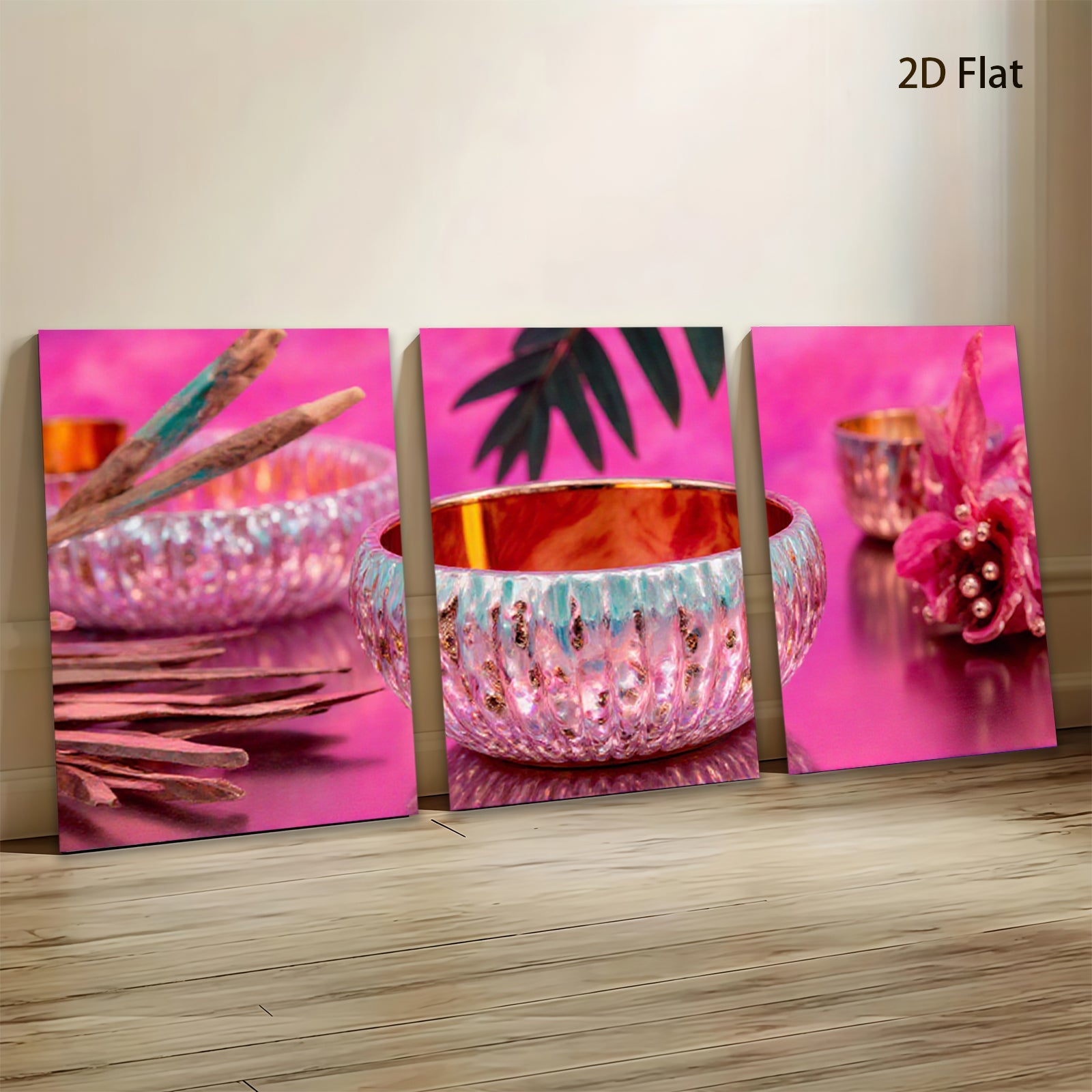 2D flat 1pc vibrant floral ceramic bowl modern farmhouse decor dining table centerpiece gifts for housewarming wedding party rustic chic