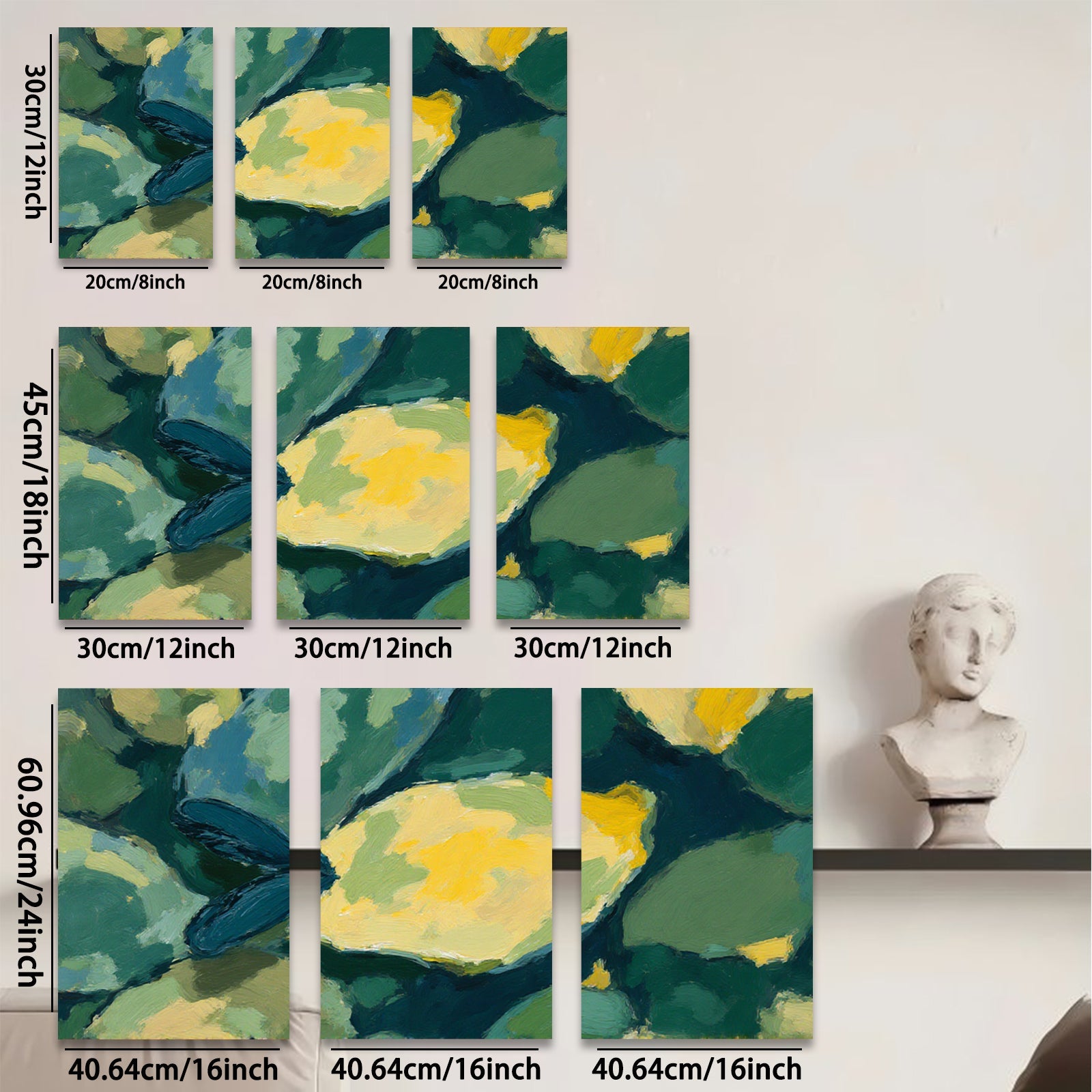 2D flat 1pc vibrant lemon still life modern farmhouse wall art kitchen dining room decor gallery wrapped canvas print botanical accent statement piece