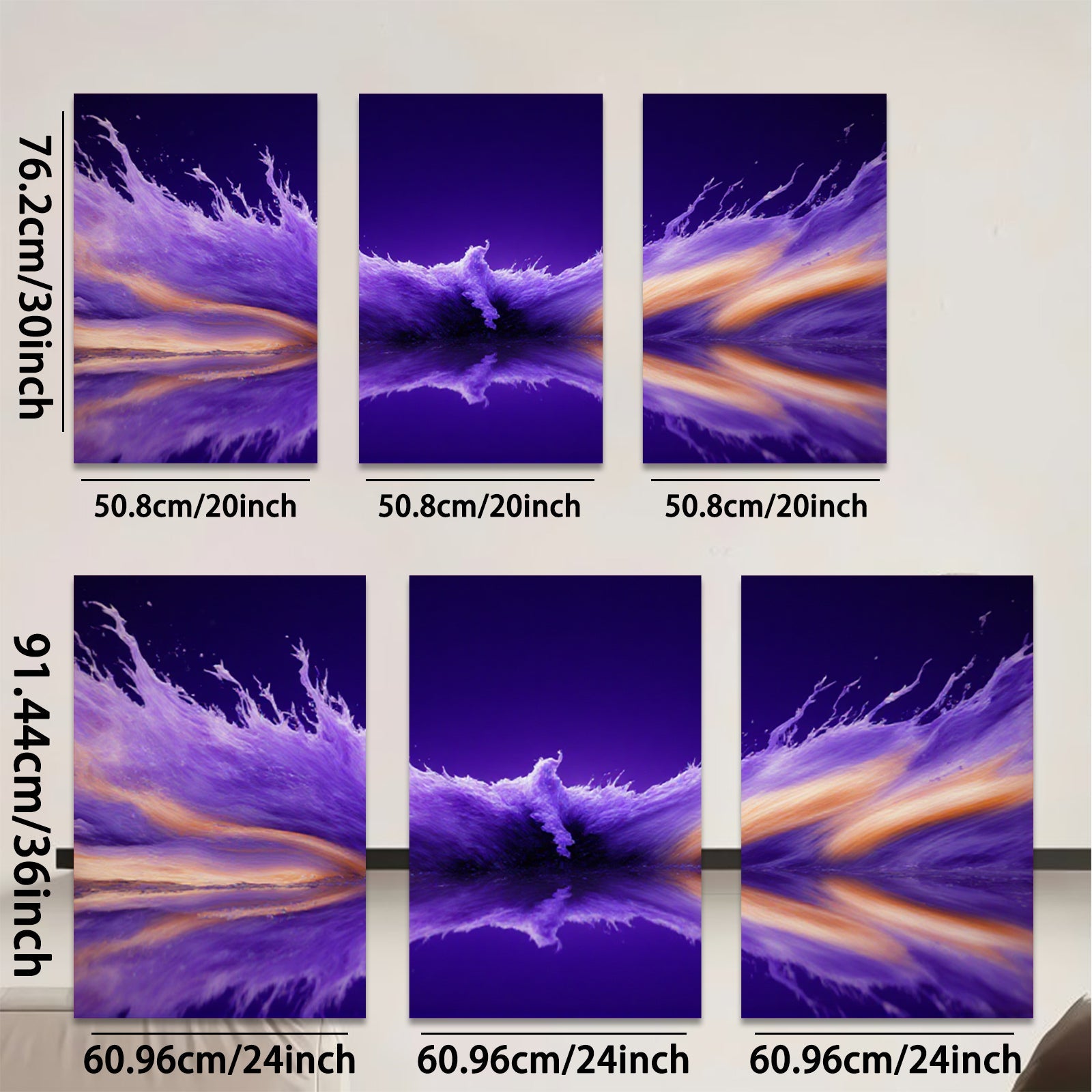 2D flat 1pc vibrant purple abstract explosion wall art modern home decor living room bedroom gallery wrapped canvas prints farmhouse style botanical floral accent piece trending now stylish aesthetic