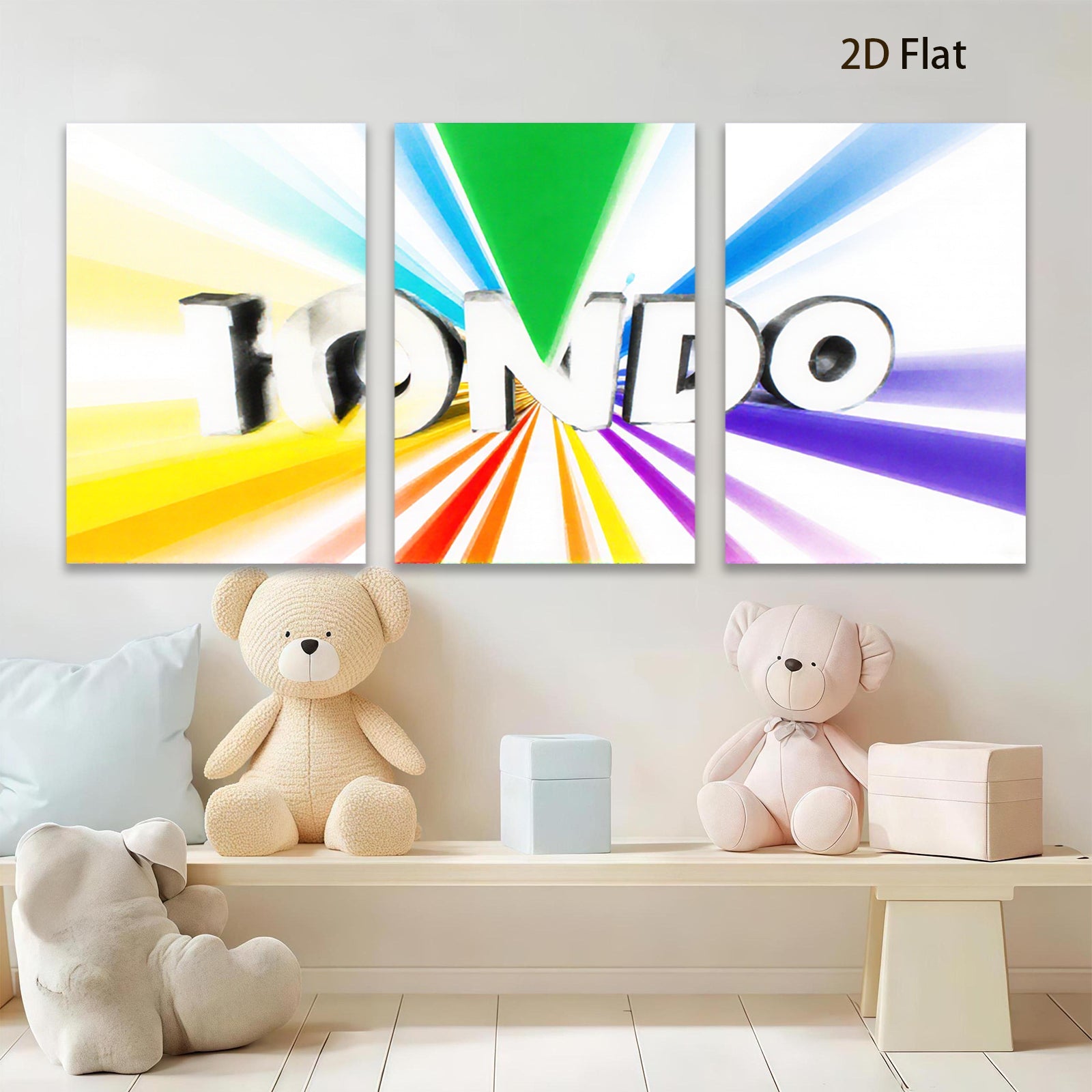 2D flat 1pc vibrant radial burst abstract wall art modern living room bedroom decor gallery wrapped canvas prints farmhouse style statement piece trending now cool gift idea