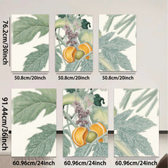 2D flat 1pc vibrant wildflower botanical study farmhouse wall decor kitchen dining room living room gallery wrapped canvas print modern art