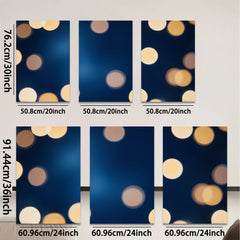 2D flat 1pc warm bokeh lights abstract wall decor for living room bedroom modern farmhouse gallery wrapped canvas prints cozy home decor