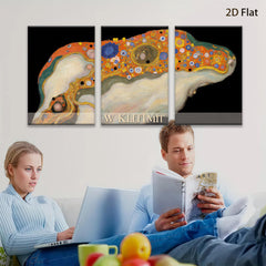 2D flat 1pc whimsical abstract floral butterfly painting canvas wall art for living room bedroom home decor farmhouse style modern gallery wrapped