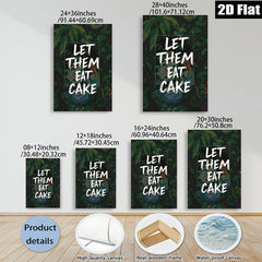 2D flat 1pc whimsical botanical quote print wall art for kitchen dining room decor farmhouse style living room gallery wrapped canvas modern inspirational typography
