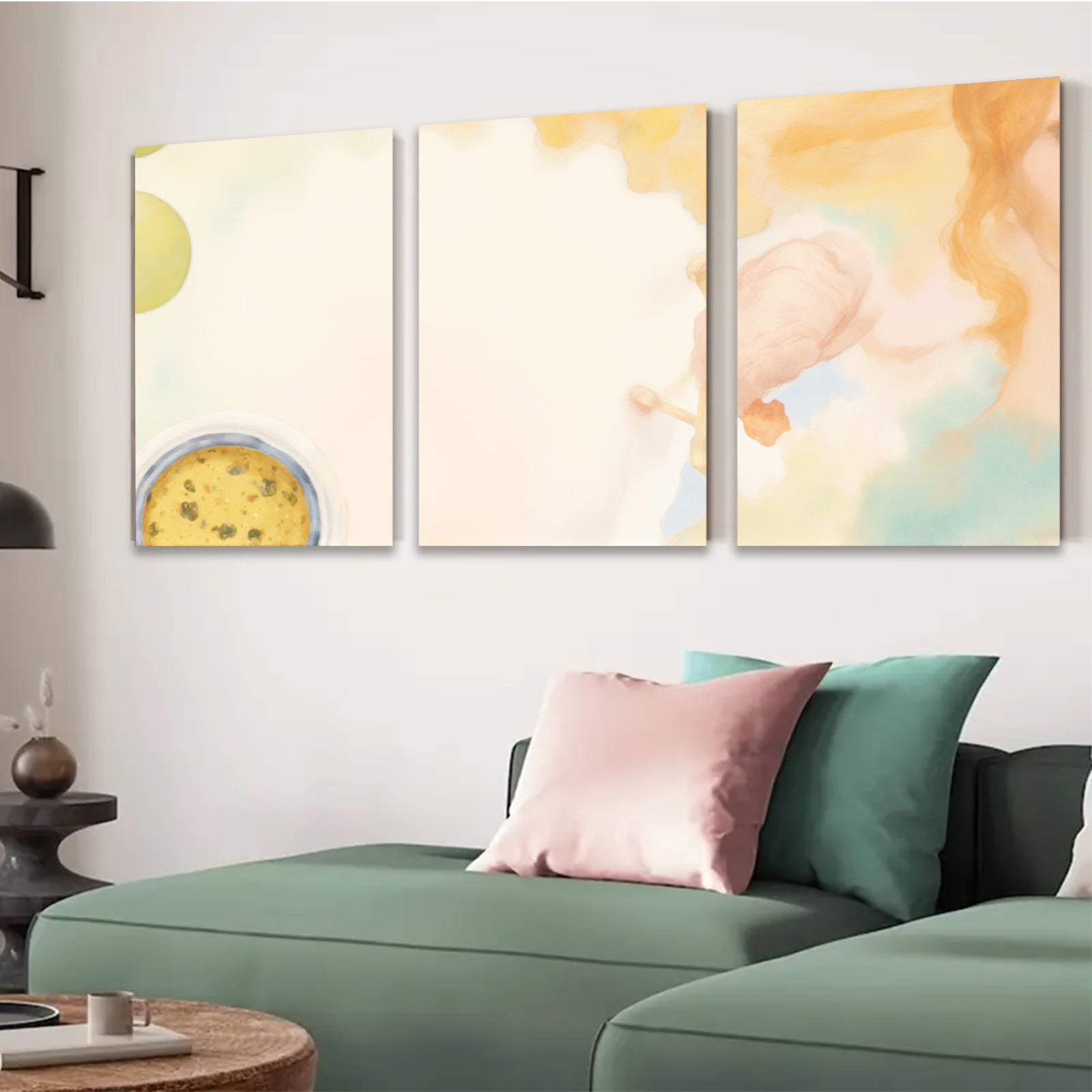 2D flat 1pc whimsical butterfly floral wall art canvas prints for bedroom living room home decor farmhouse style modern aesthetic