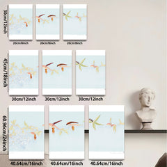 2D flat 1pc whimsical floral bloom painting delicate botanical wall art for living room bedroom gallery wrapped canvas modern farmhouse decor trending now