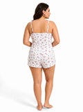 Lace Trimmed Pajama Set