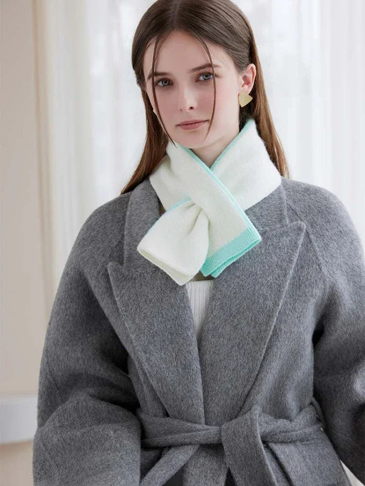 Knit Cross Scarf - View 8 | WEUXS