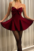 Holly Strapless Skirt with Bow Detail | Dress In Beauty