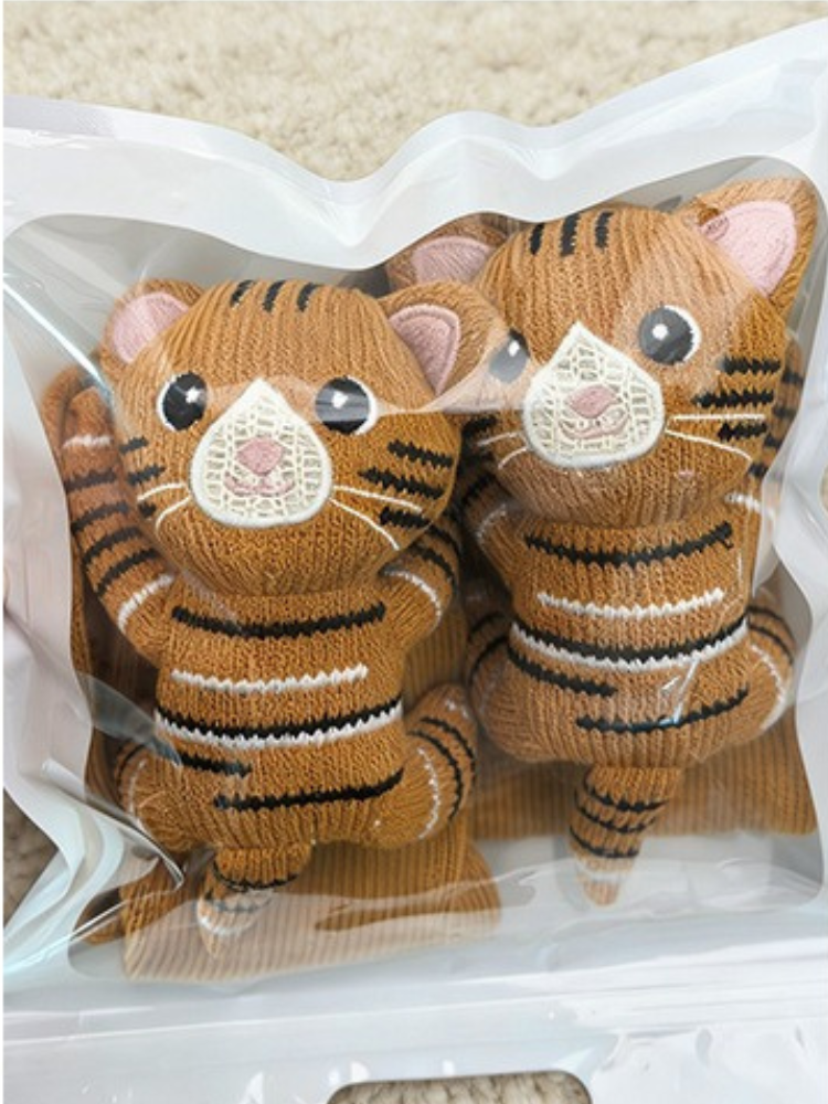 Novelty Slipper Socks with Animal Design