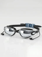 Adult anti-fog swimming goggles with adjustable strap and mirrored lenses - View 14 | WEUXS