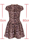 Jacqueline Backless Cheetah Print Mini Dress | Dress In Beauty