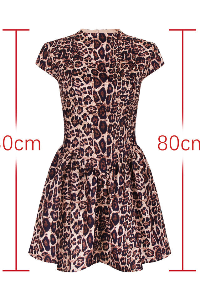 Jacqueline Backless Cheetah Print Mini Dress | Dress In Beauty