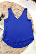 V Neck Silk Vest Top | Dress In Beauty
