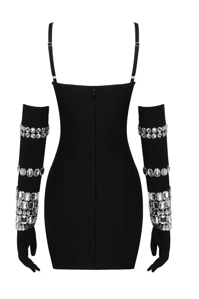 Brisbane Rhinestone Embellished Mini Dress - View 19 | WEUXS