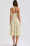 Solada Ivory Vintage Floral Print Sundress | Dress In Beauty