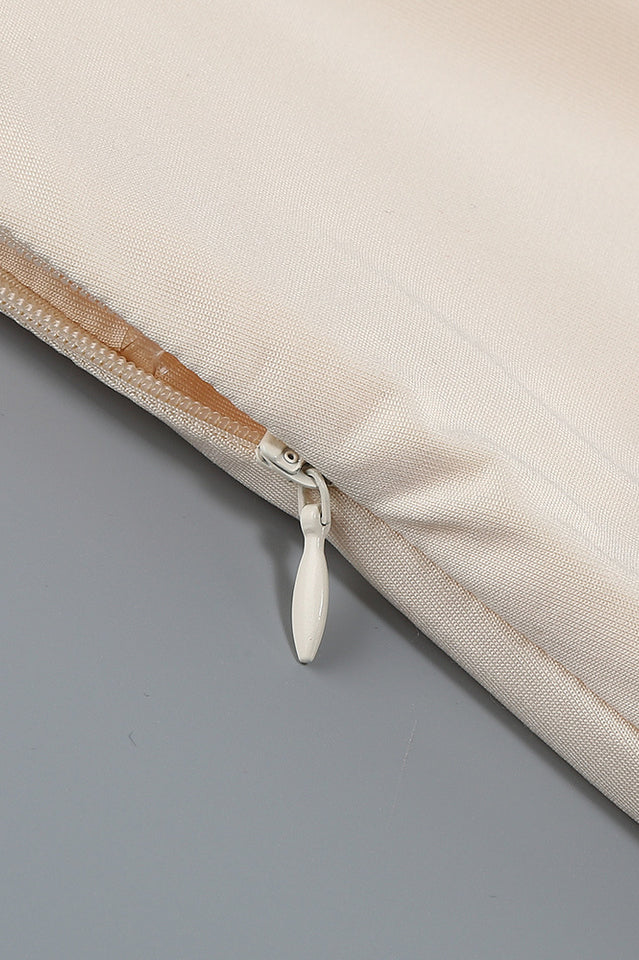 Halter Crystal Braided Bardot Maxi Dress | Dress In Beauty