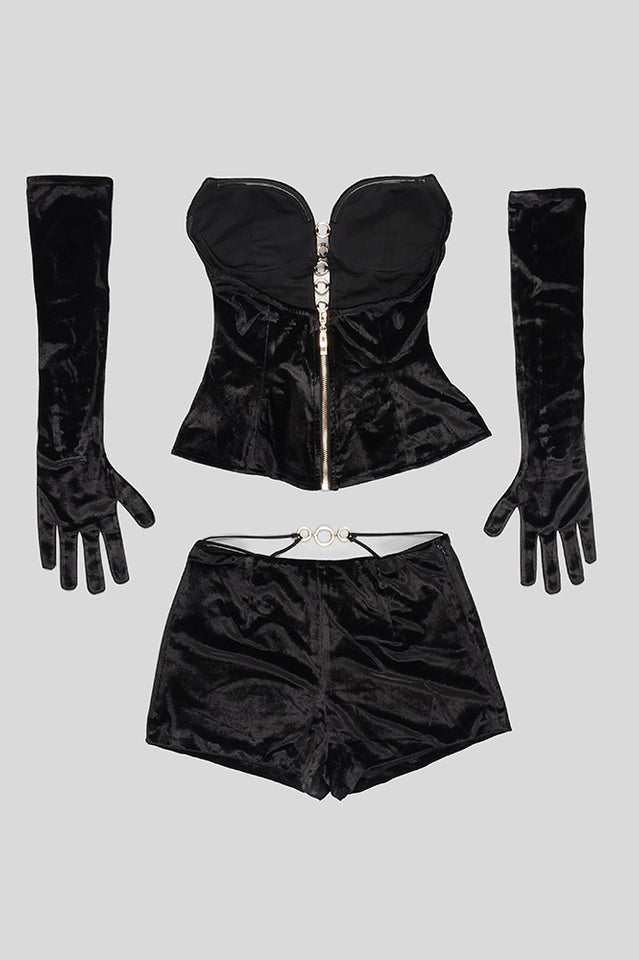 Sahara Tube Top +Shorts 3 Piece Set | Dress In Beauty